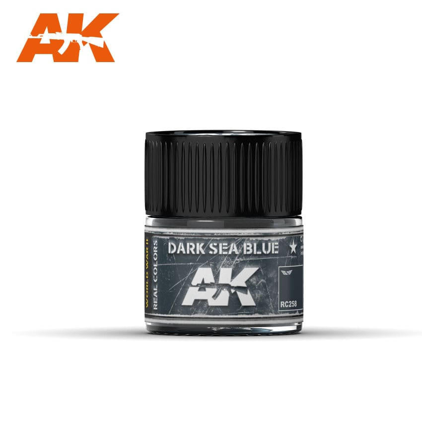 AK Interactive Real Colors: Dark Sea Blue - 10ml RC258